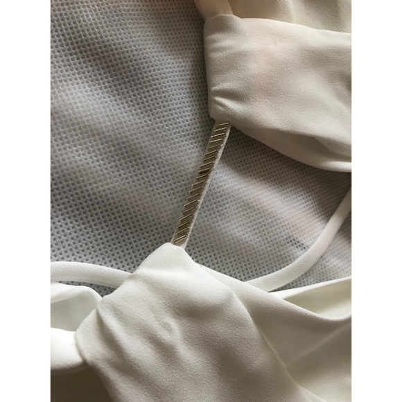 NWT Halston Heritage white gown with bead detail - Picture 8 of 8